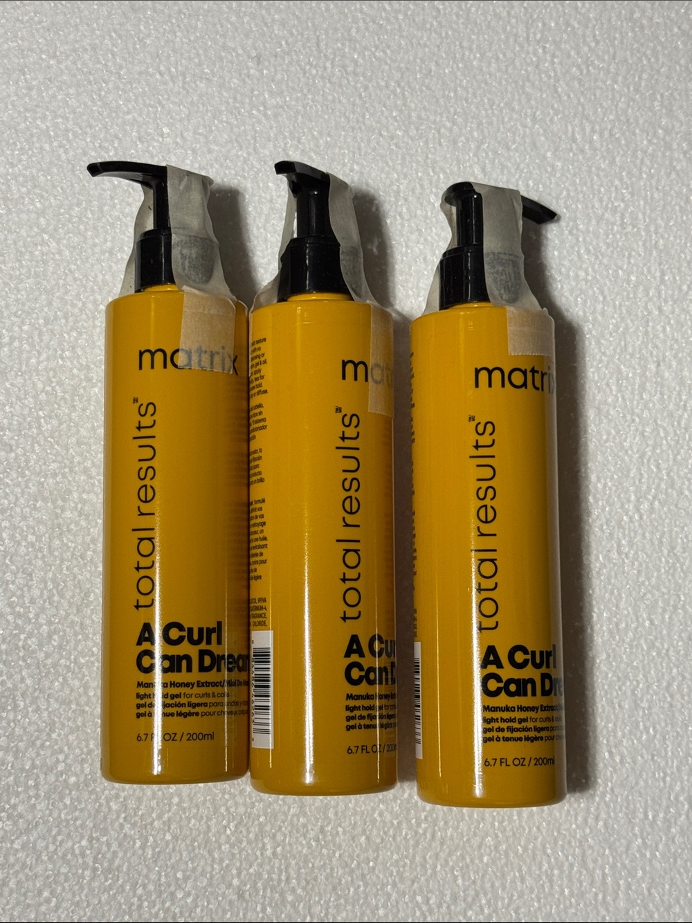 THREE 6.7 Oz Bottles of A Curl Can Dream Gel